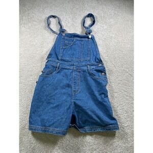 Highway Jeans Womens Size 9/10 Short Overalls Country Chic Distress Shortall
